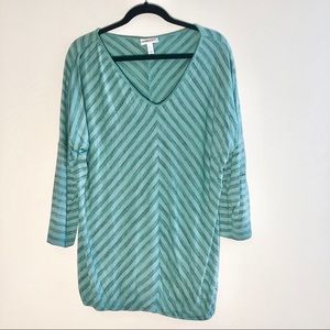 Liz Lange for Target Chevron Maternity Top Sz L